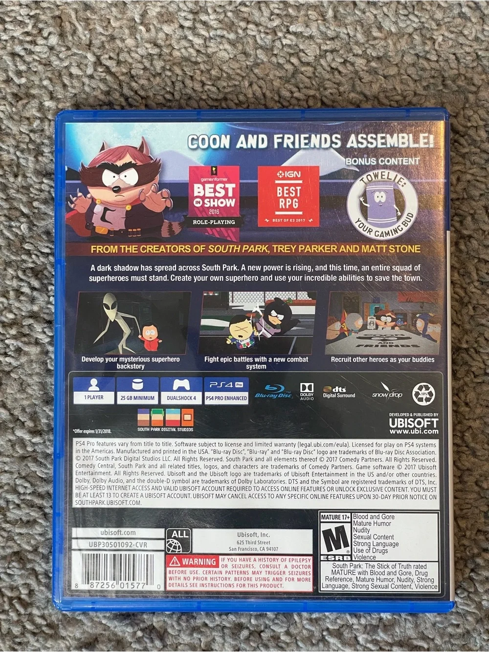 South Park The Fractured But Whole PS4 Game